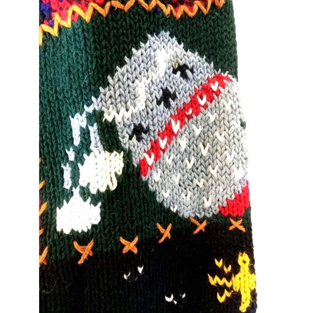 River Art Sweater X-Mas Theme Womens Size M Multicolor Cottagecore Winter - Picture 6 of 13